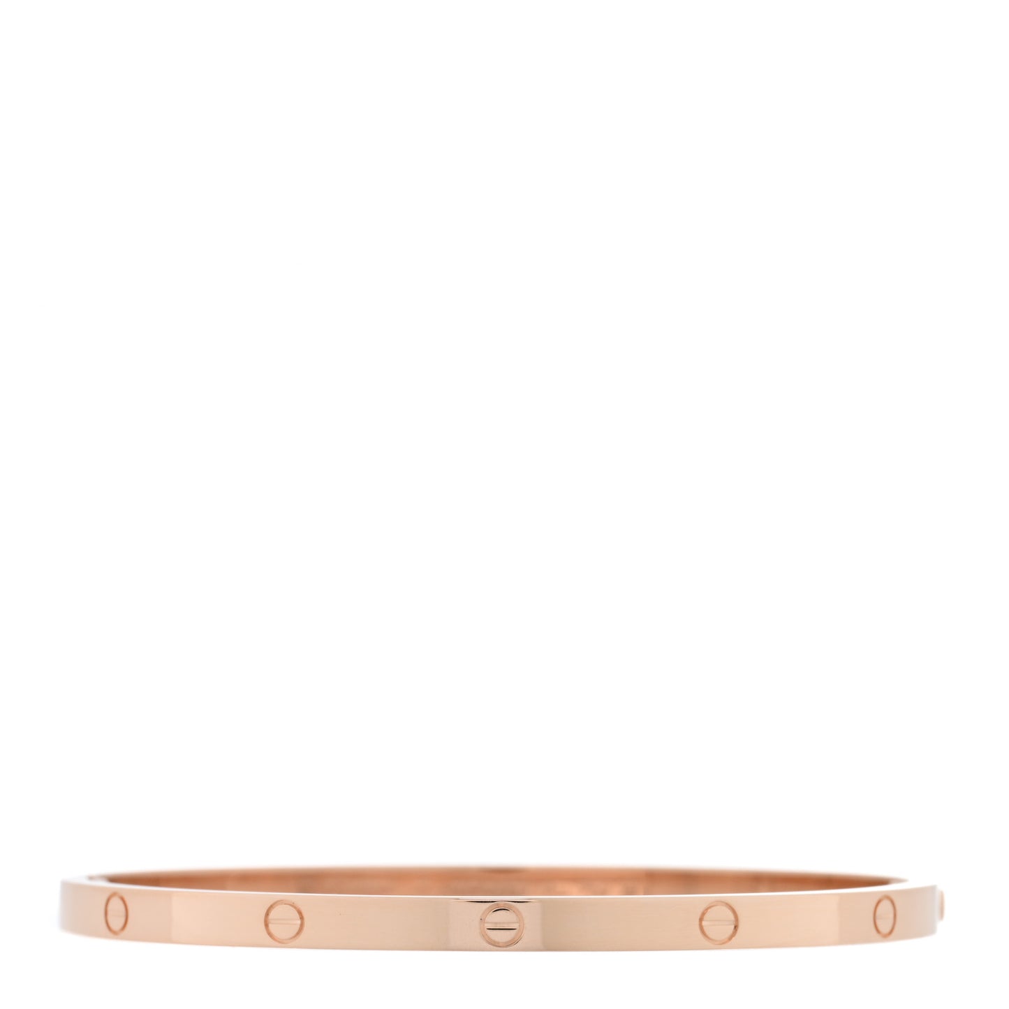 18K Pink Gold Small LOVE Bracelet 17