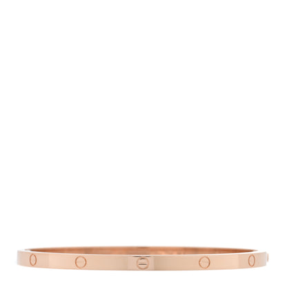 Cartier 18K Pink Gold Small LOVE Bracelet 17 1 of 5