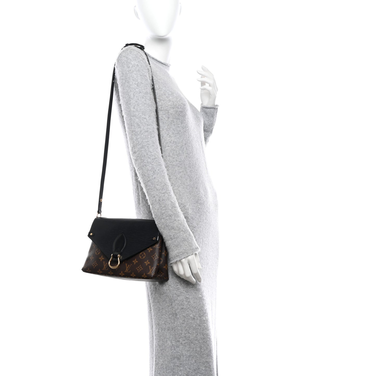 Epi Monogram Saint Michel Black