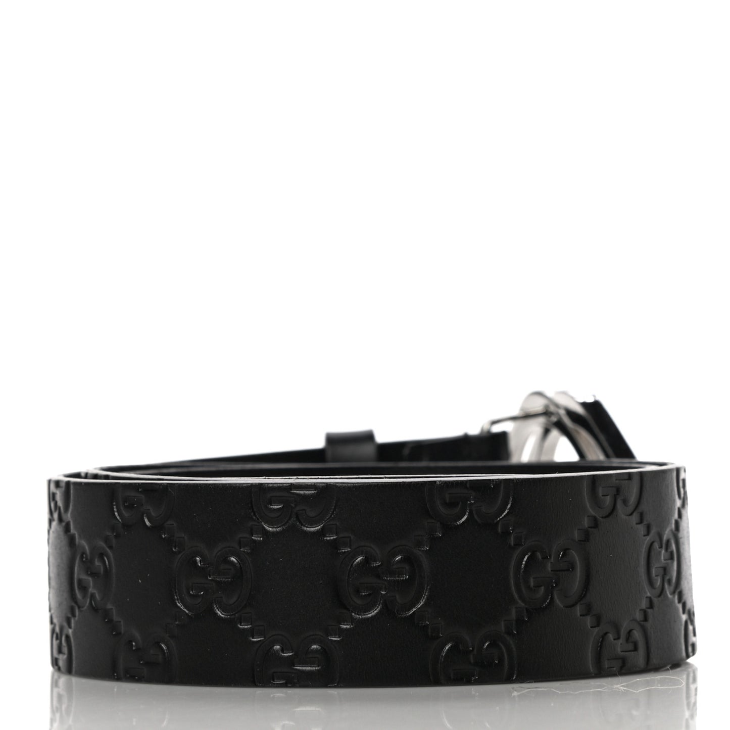 Guccissima Square G Belt 90 36 Black