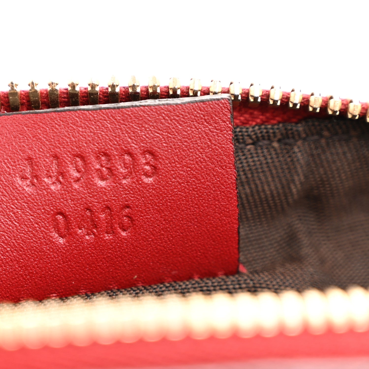 Gucci Microguccissima GG Cosmetic Case Red 7 of 7