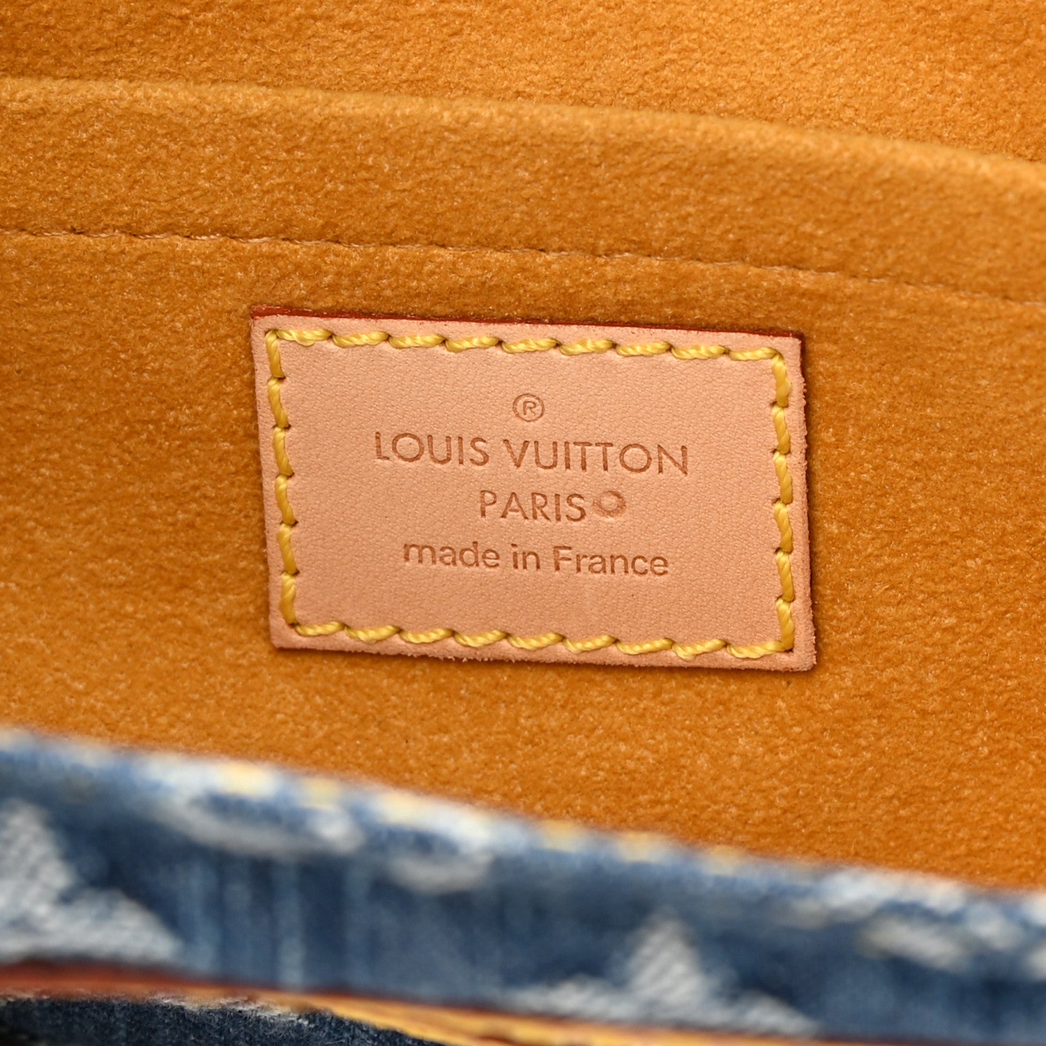 Louis Vuitton Monogram Denim Sac Plat 6 of 13