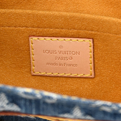Louis Vuitton Monogram Denim Sac Plat 6 of 13