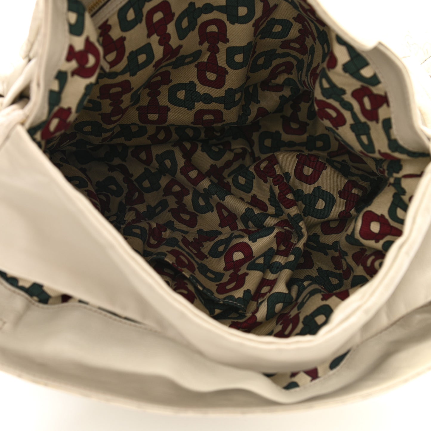 Guccissima Medium Hysteria Tote Ivory