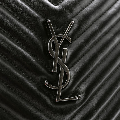 Saint Laurent Calfskin Matelasse Monogram Lou Camera Bag Black 13 of 13