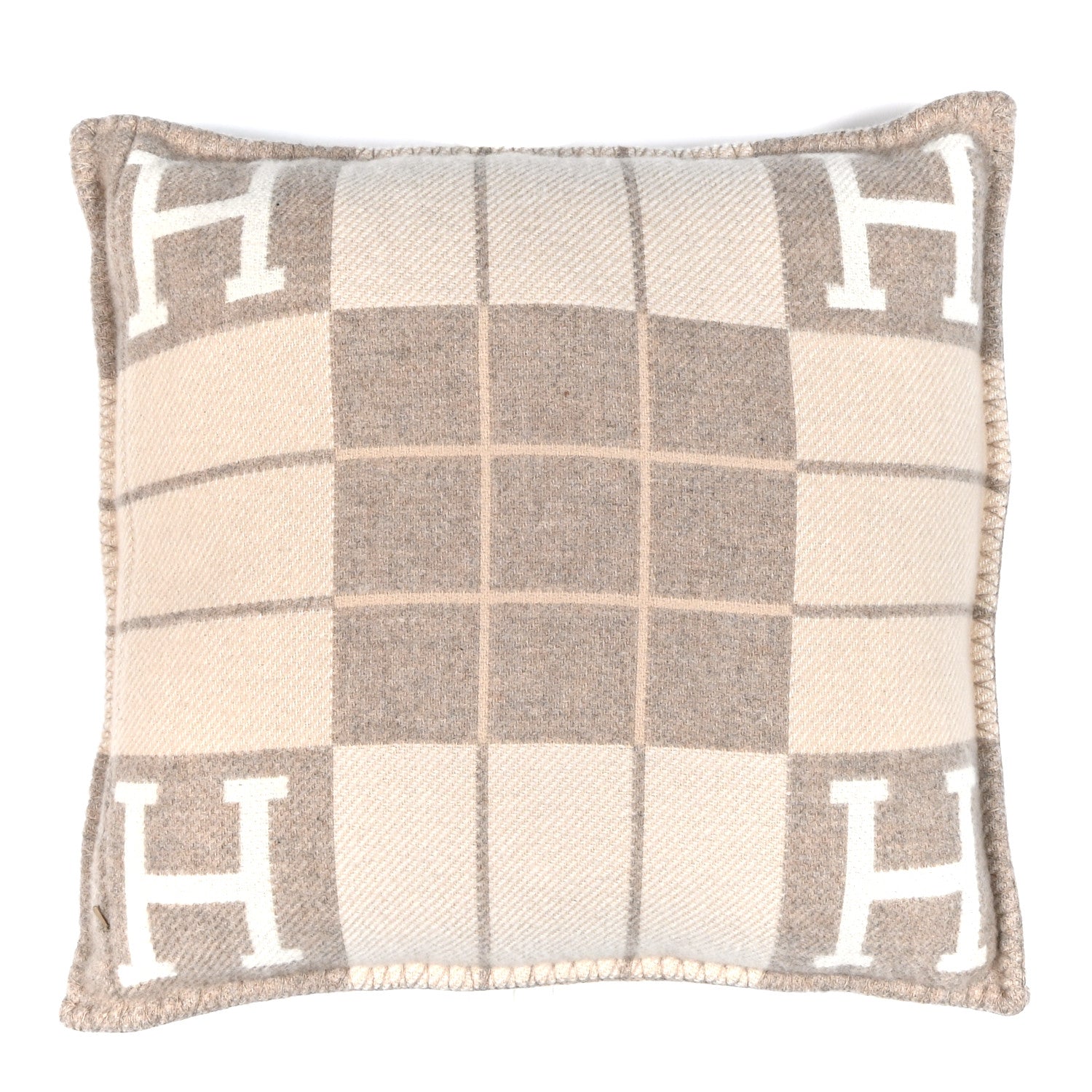 Hermes Wool Cashmere Avalon III Pillow PM Coco Camomille 2 of 3