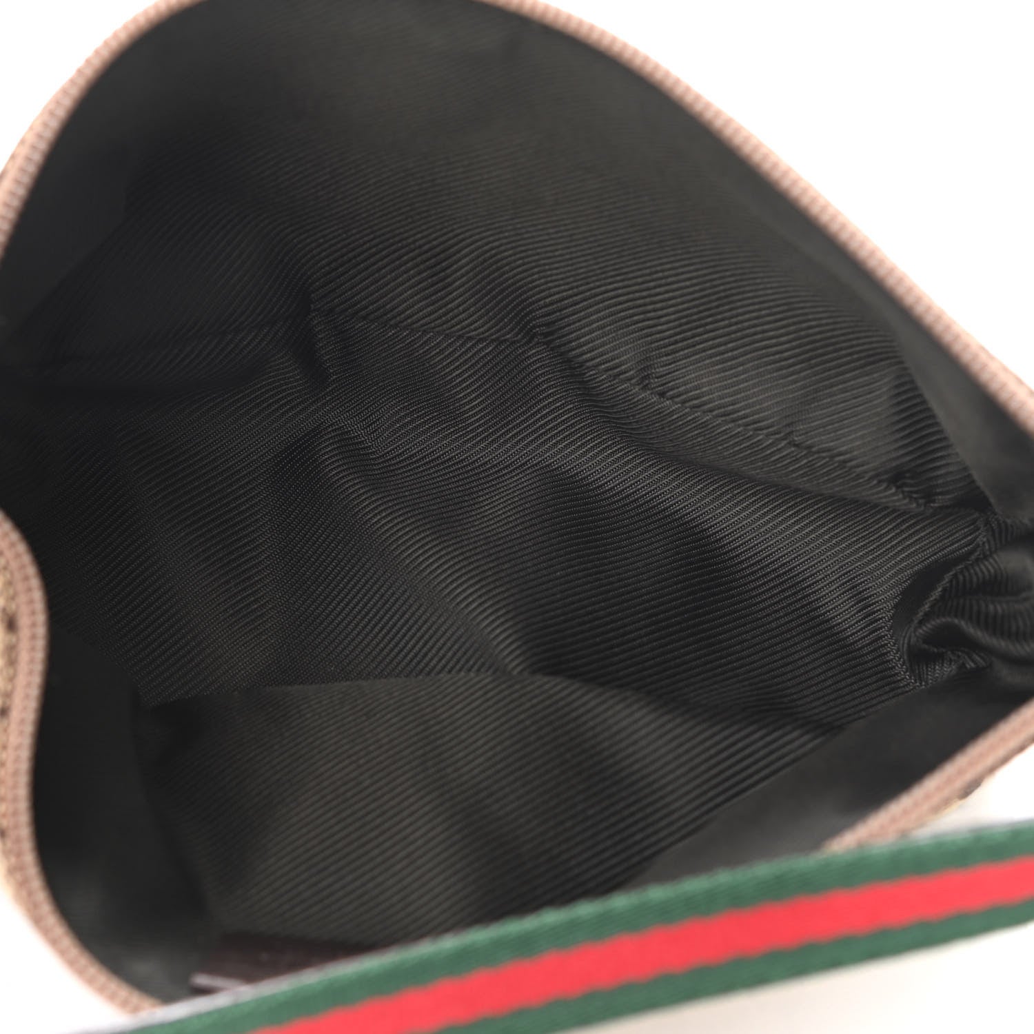 Gucci Monogram Web Boat Pochette Brown 5 of 10