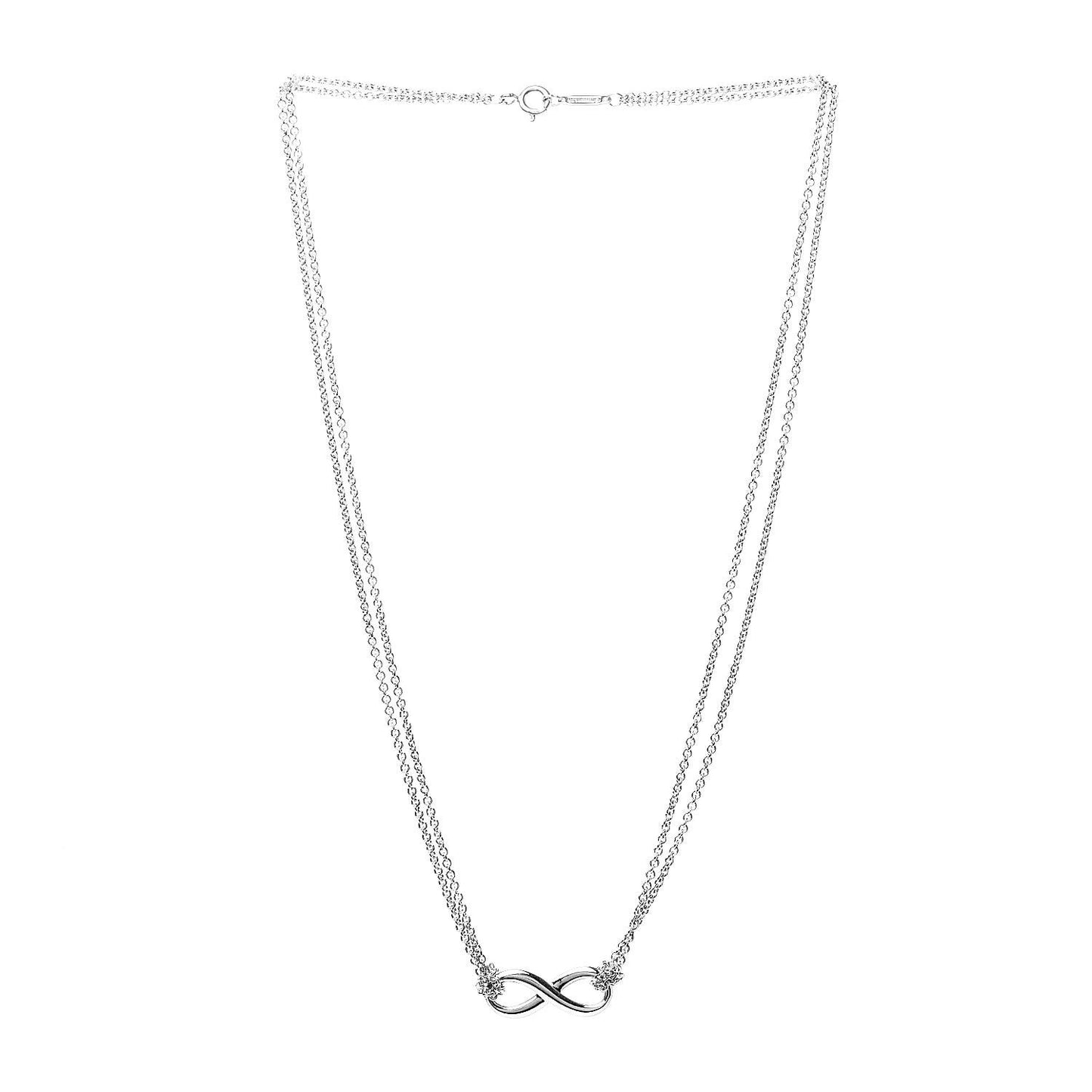 Sterling Silver Infinity Pendant Necklace