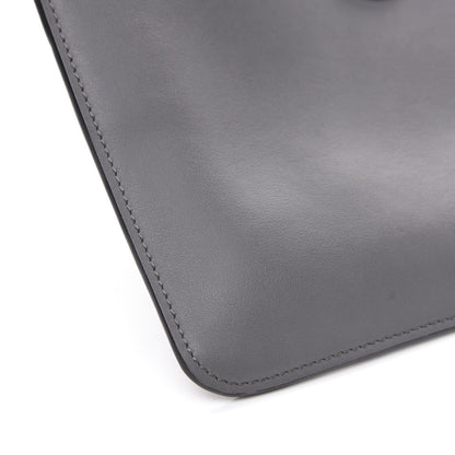 Fendi Calfskin Faces Pouch Grey 7 of 11
