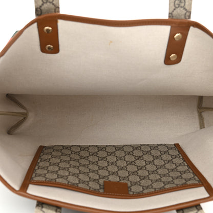 Gucci GG Plus Monogram Medium Signature Web Loop Tote Brown 5 of 12