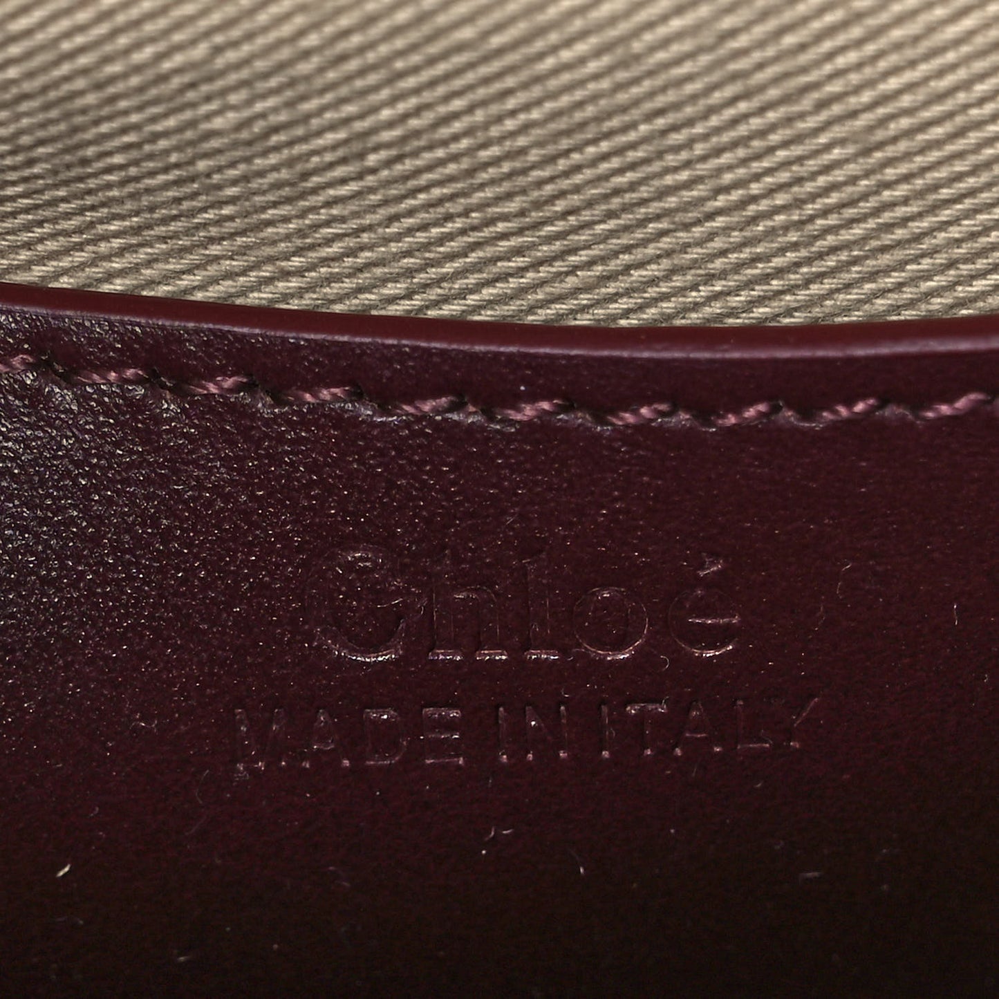 Calfskin Small Tess Bag Burnt Brown