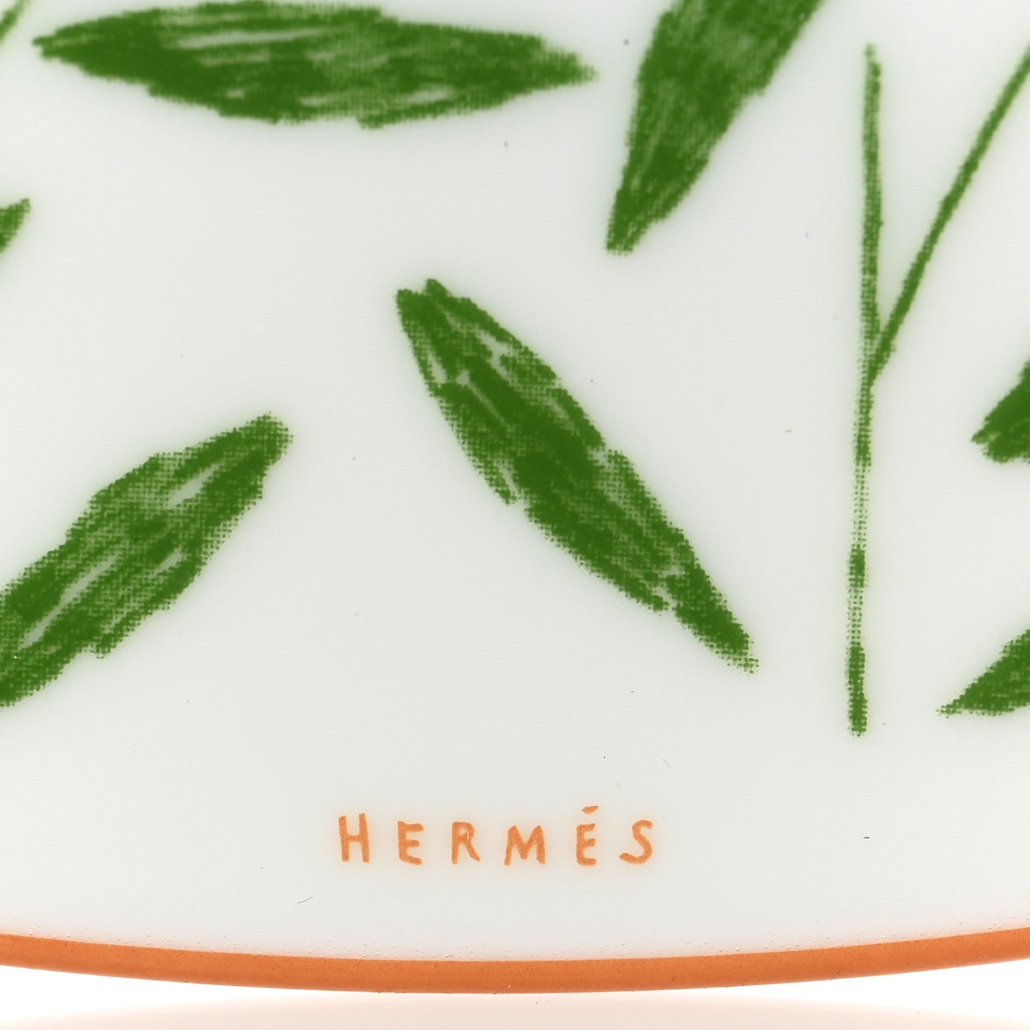 Hermes Porcelain A Walk In The Garden Dinner Plate Set of 2 3 of 5