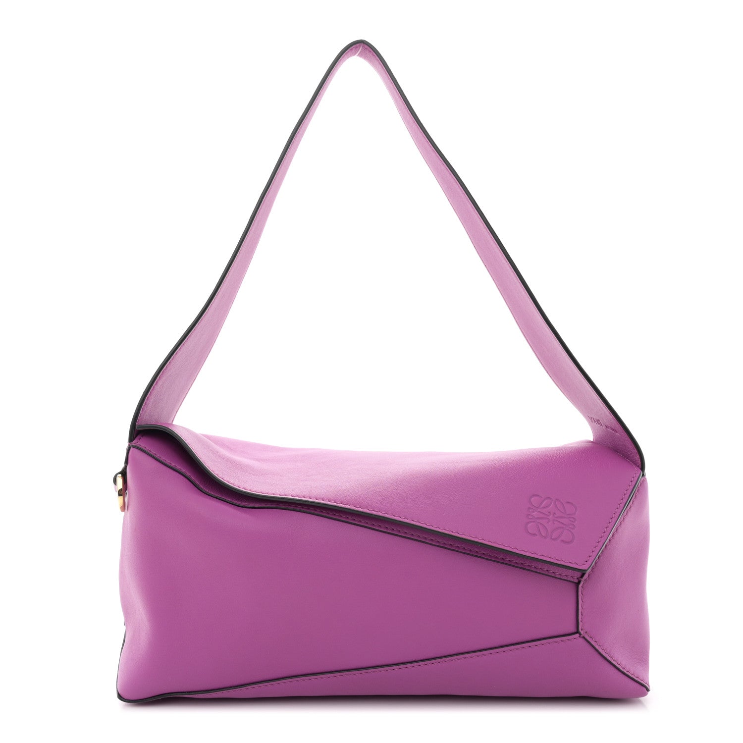 Loewe Calfskin Puzzle Hobo Bright Purple 1 of 10