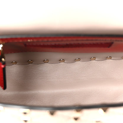 Valentino Garavani Nappa Medium Rockstud Spike Shoulder Bag Poudre 4 of 9
