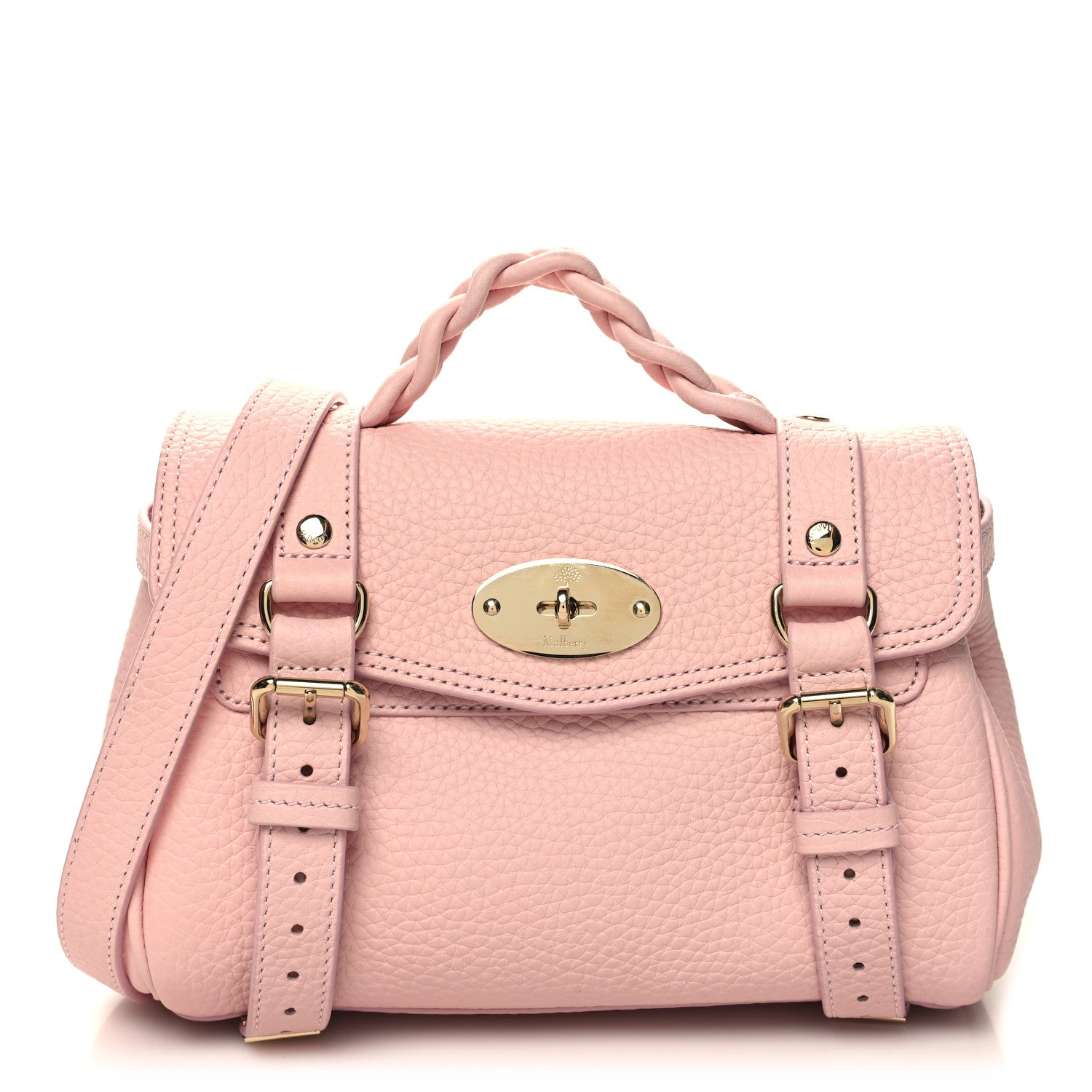 Mulberry Heavy Grain Mini Alexa Powder Rose 1 of 9