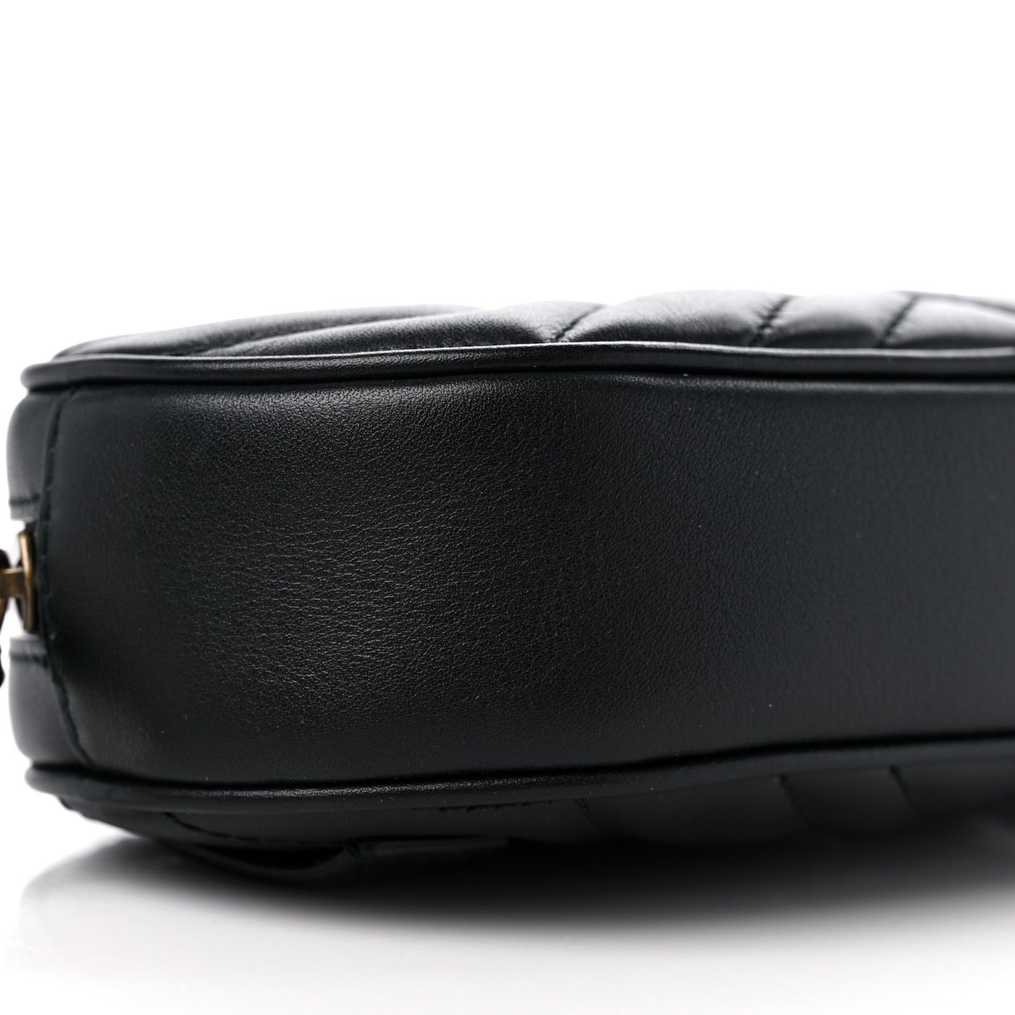 Calfskin Matelasse GG Marmont Belt Bag 95 38 Black