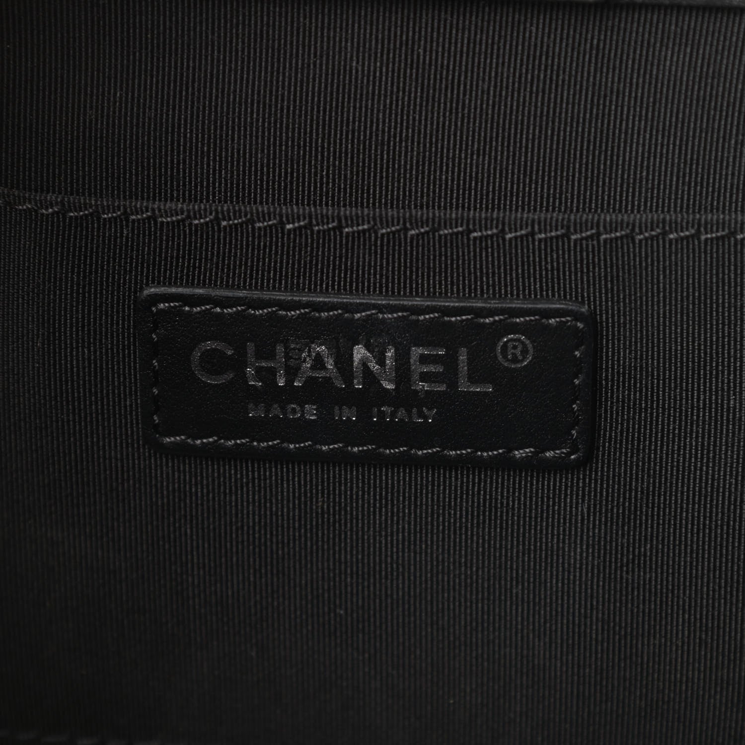 Chanel Aged Calfskin Quilted Shoulder Bag Black 6 of 13