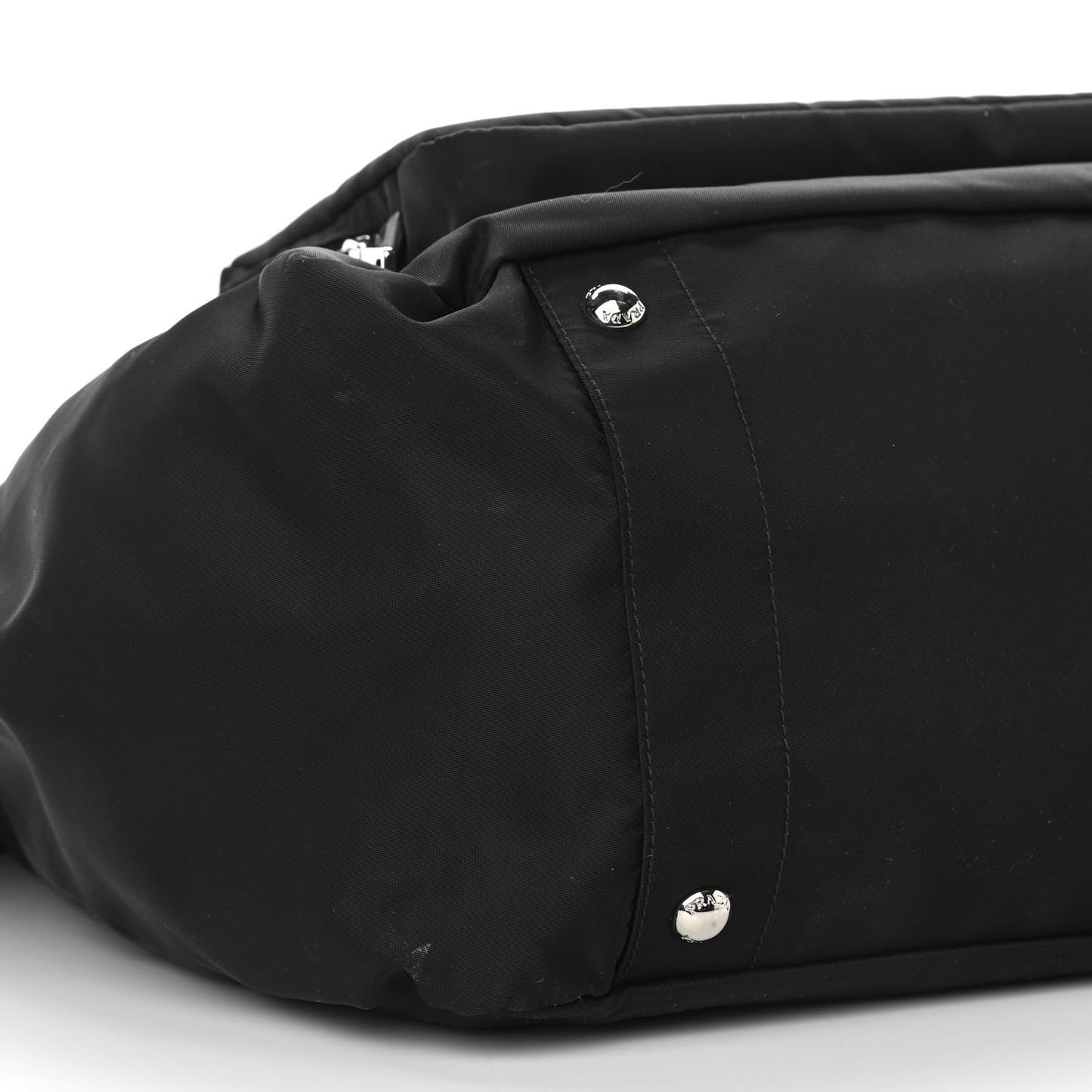 Nylon Vela Baby Bag Black