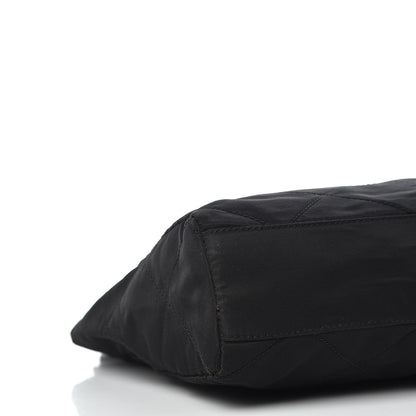 Prada Nylon Tessuto Impuntu Quilted Shoulder Bag Black 5 of 11