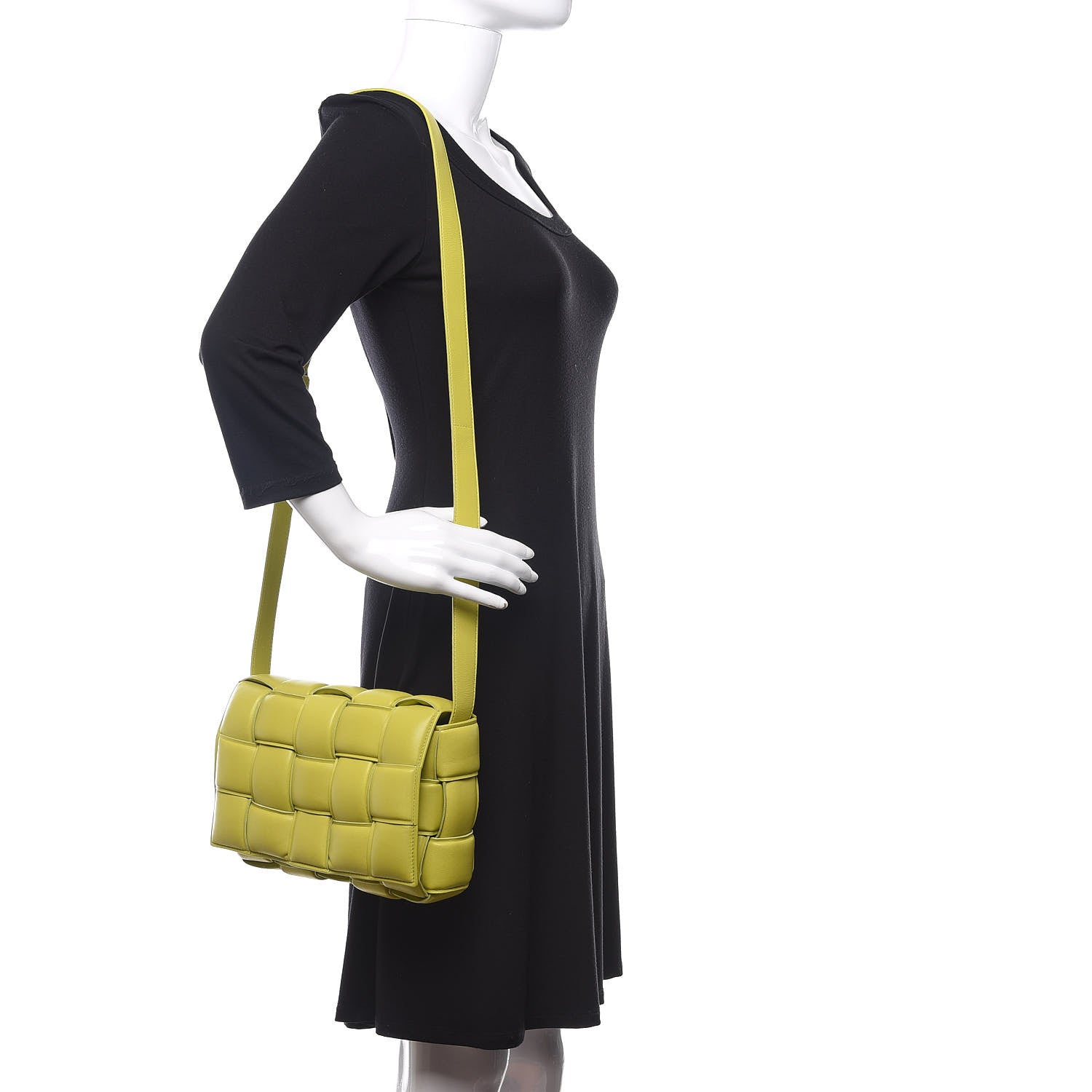 Bottega Veneta Nappa Maxi Intreccio Padded Cassette Crossbody Bag Kiwi 2 of 9