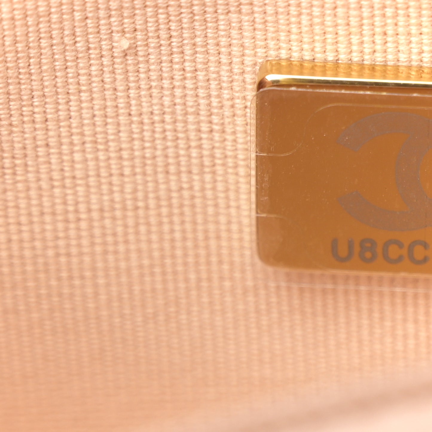 Caviar Quilted Wallet On Chain WOC Beige