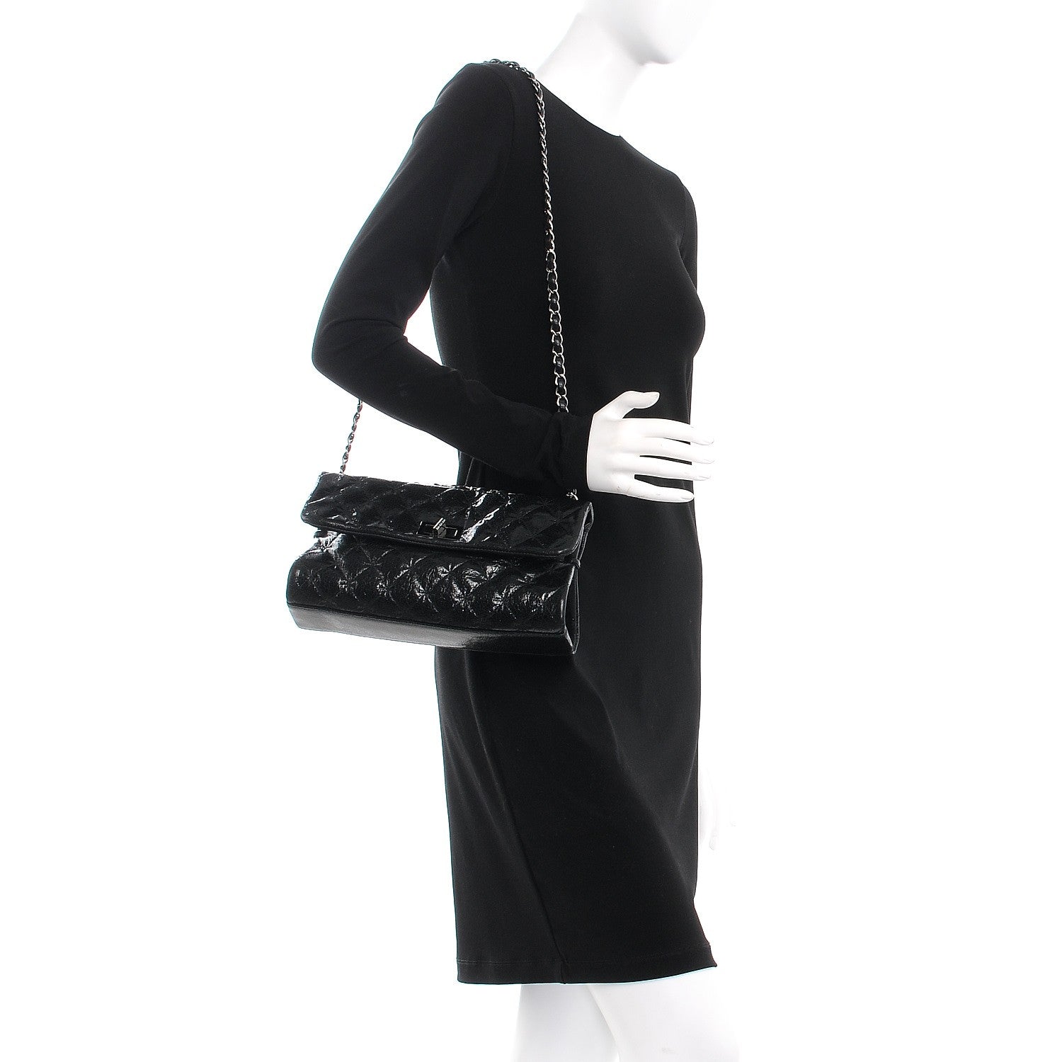 Chanel Washed Lambskin Mademoiselle Flap Black 2 of 10