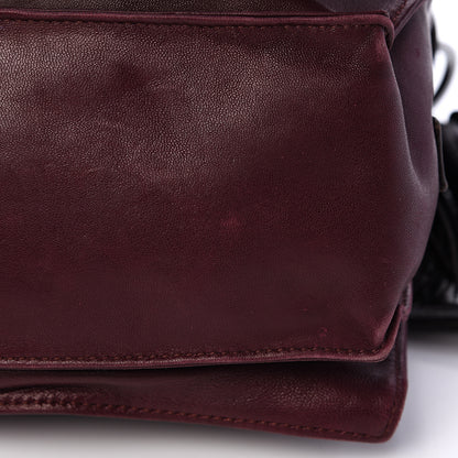 Loewe Nappa Small Flamenco Shoulder Bag Wine 12 of 13