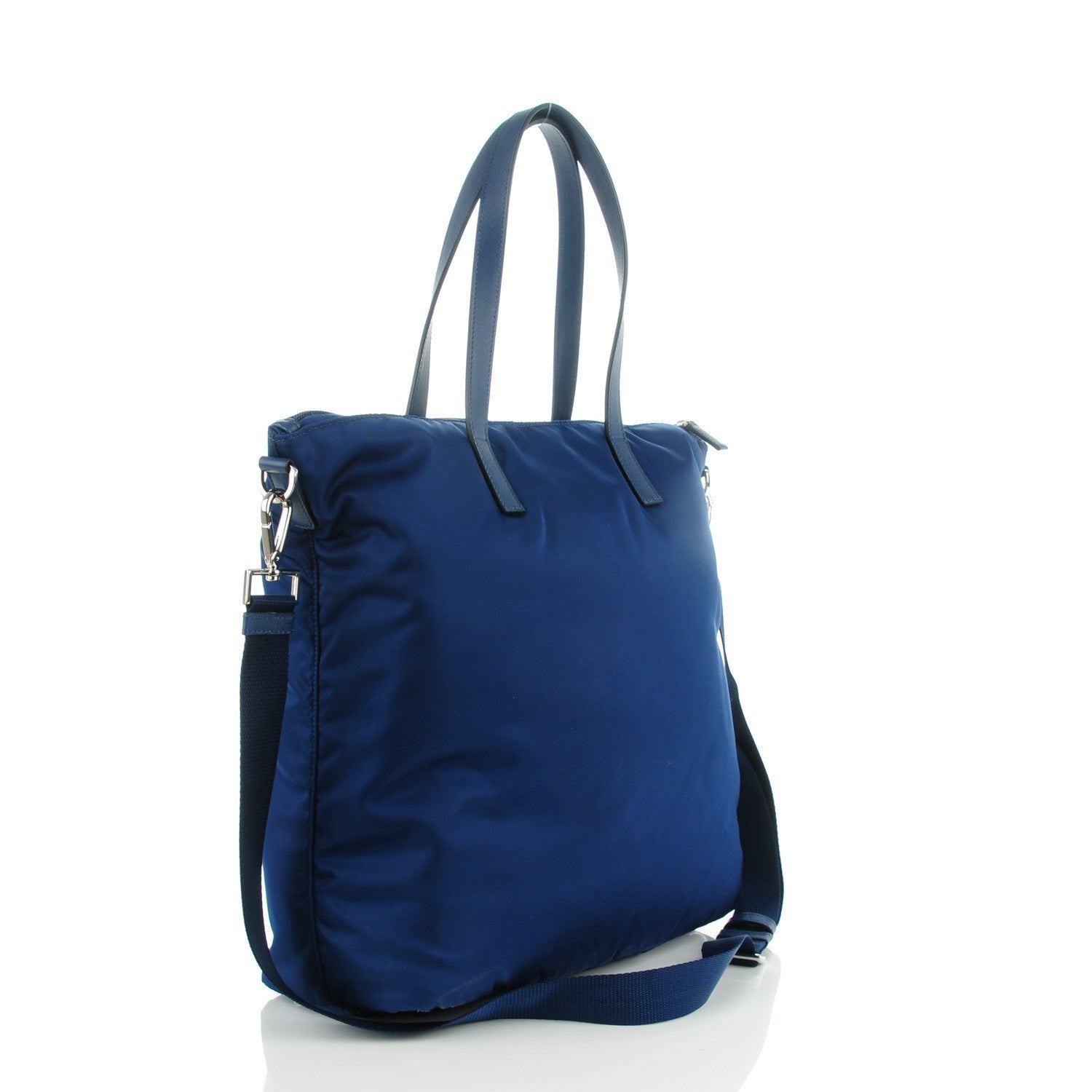 Prada Nylon Vela Tote Royal 3 of 8