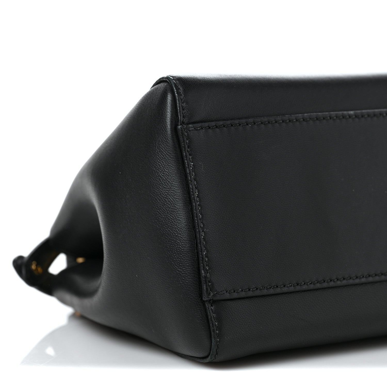 Fendi Nappa Mini Peekaboo Iconic Satchel Black 10 of 11