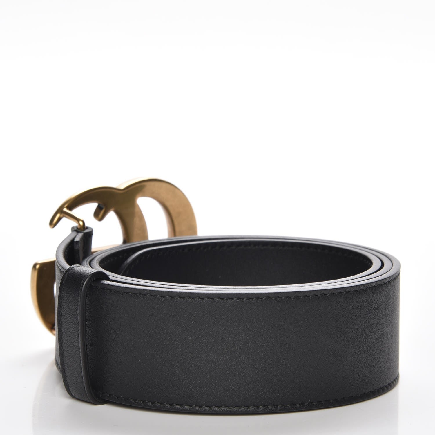 Gucci Calfskin Double G 40mm Belt 80 32 Black 3 of 5