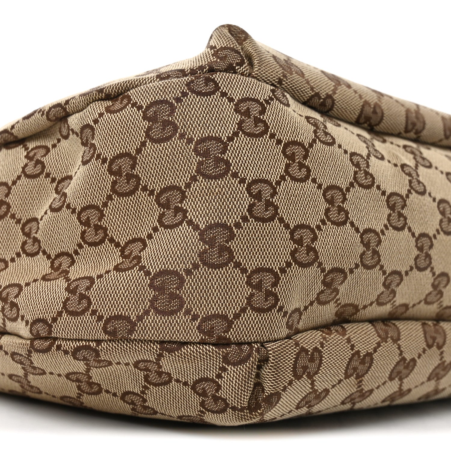 Gucci Monogram Large New Ladies Web Hobo Dark Brown 9 of 10