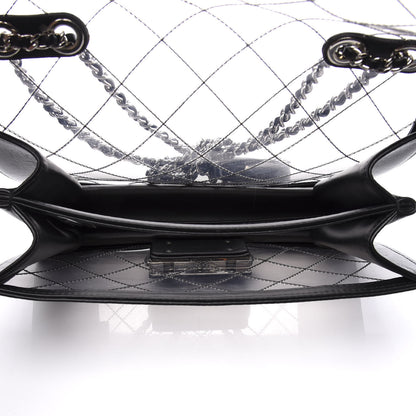 Chanel PVC Lambskin Quilted Beauty Lock Flap Black 4 of 9