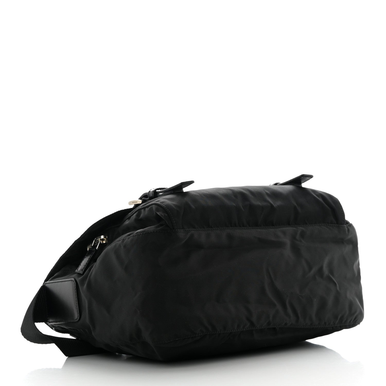 Prada Tessuto Nylon Messenger Bag Black 4 of 14