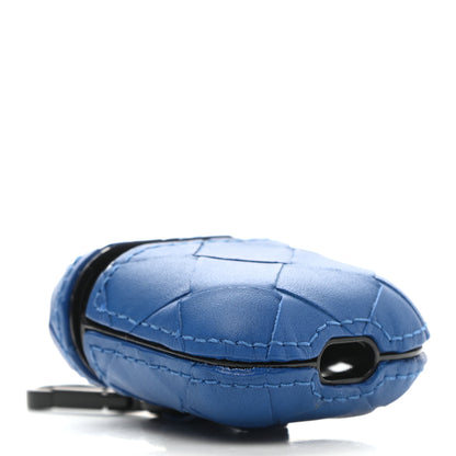 Bottega Veneta Nappa Intrecciato Airpods Case Blue 3 of 7