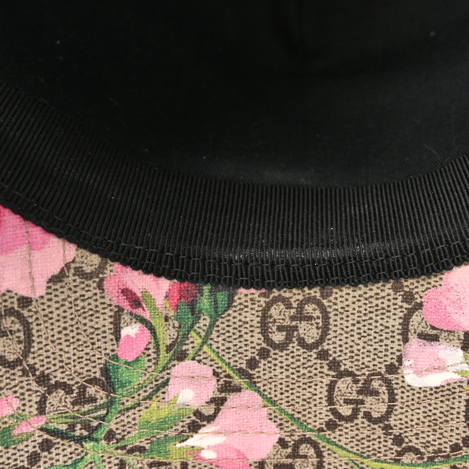 Gucci GG Supreme Monogram Blooms Baseball Hat M Beige Multicolor 10 of 11