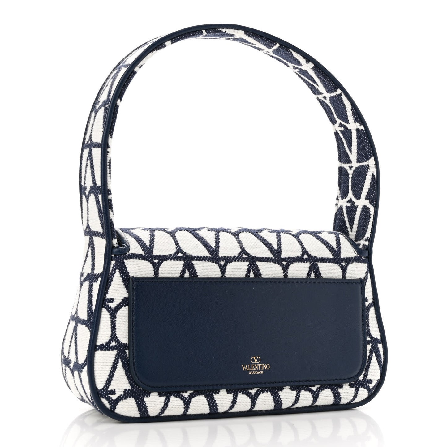 Toile Iconographe Cotton Vlogo Small Loco Hobo Bag White Worker