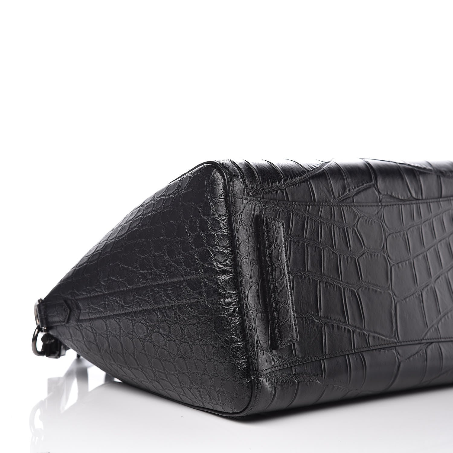 Givenchy Calfskin Crocodile Embossed Medium Antigona Black 8 of 11