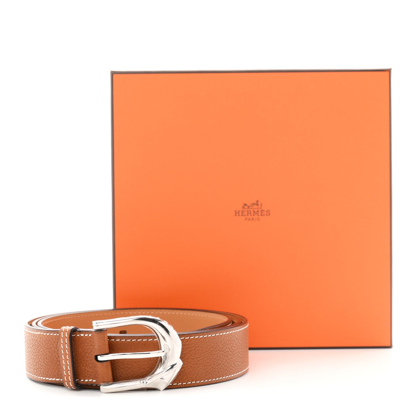 Barenia Faubourg Rodeo 32mm Belt 105 Fauve
