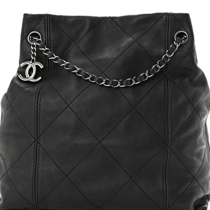 Chanel Lambskin Quilted Small Soft Touch Shoulder Bag Black 8 of 12