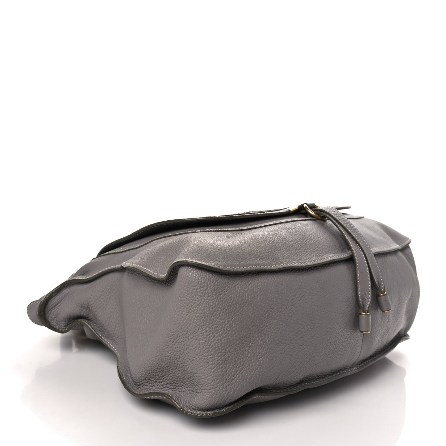 Calfskin Large Marcie Satchel Cashmere Grey