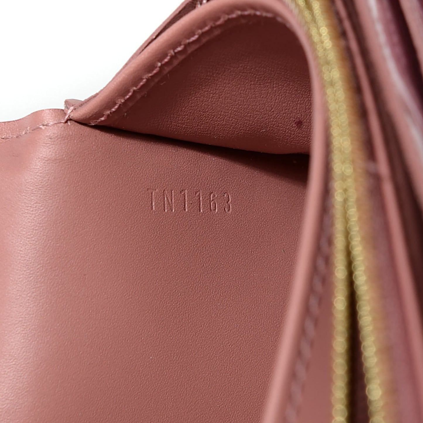 Vernis Ikat Sarah Wallet Rose Velours