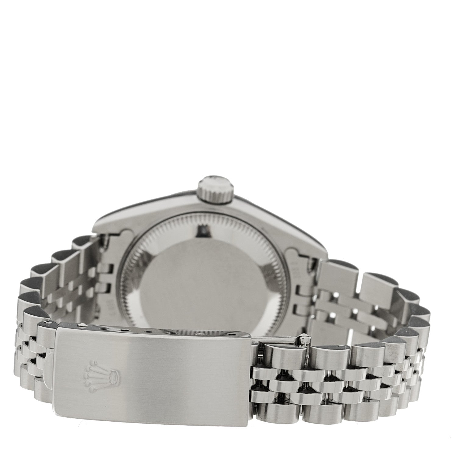 Rolex Stainless Steel 18K White Gold Diamond 26mm Oyster Perpetual Datejust Watch Silver 79174 3 of 4