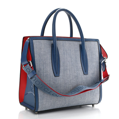 Christian Louboutin Denim Medium Paloma Blue 2 of 8