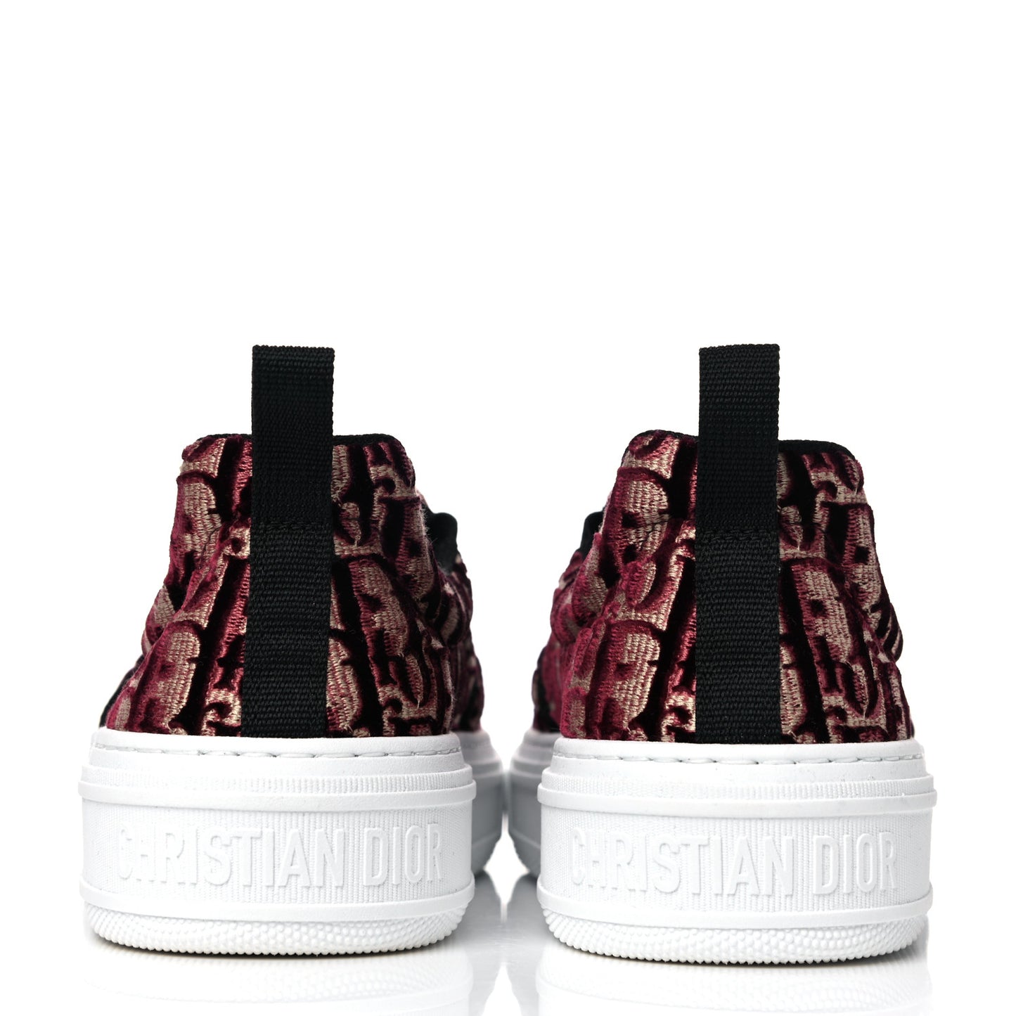 Velvet Oblique Womens Solar Slip On Sneakers 40.5 Scarlet