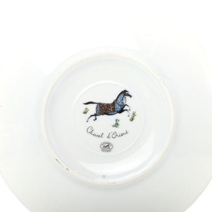 Hermes Porcelain Cheval d'Orient Tea Cup and Saucer Set of 2 6 of 7