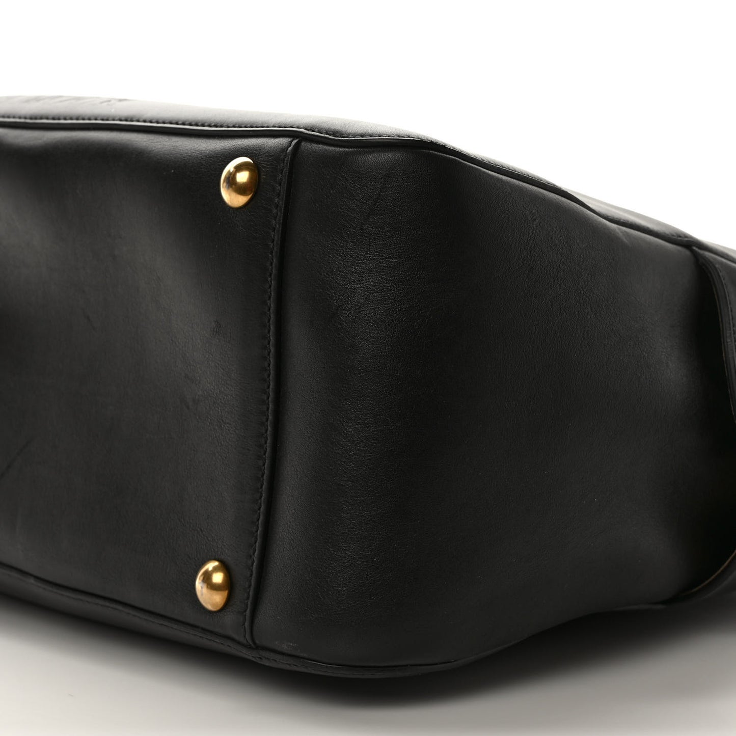 Calfskin Embossed L'Aveugle Par Amour Duffle Black