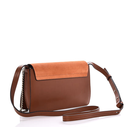 Chloe Suede Calfskin Small Faye Shoulder Bag Tobacco 3 of 8
