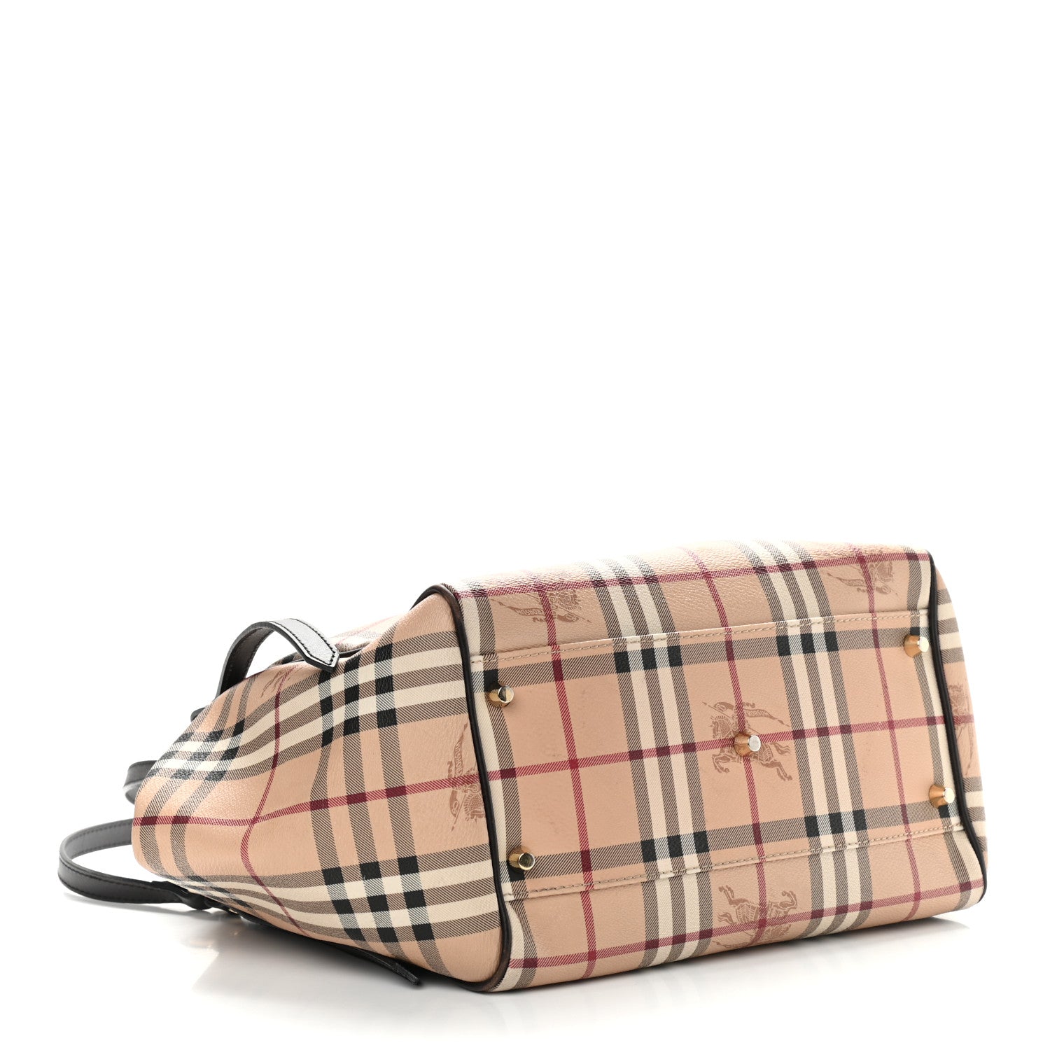 Burberry Haymarket Check Small Canterbury Tote Chocolate 4 of 10