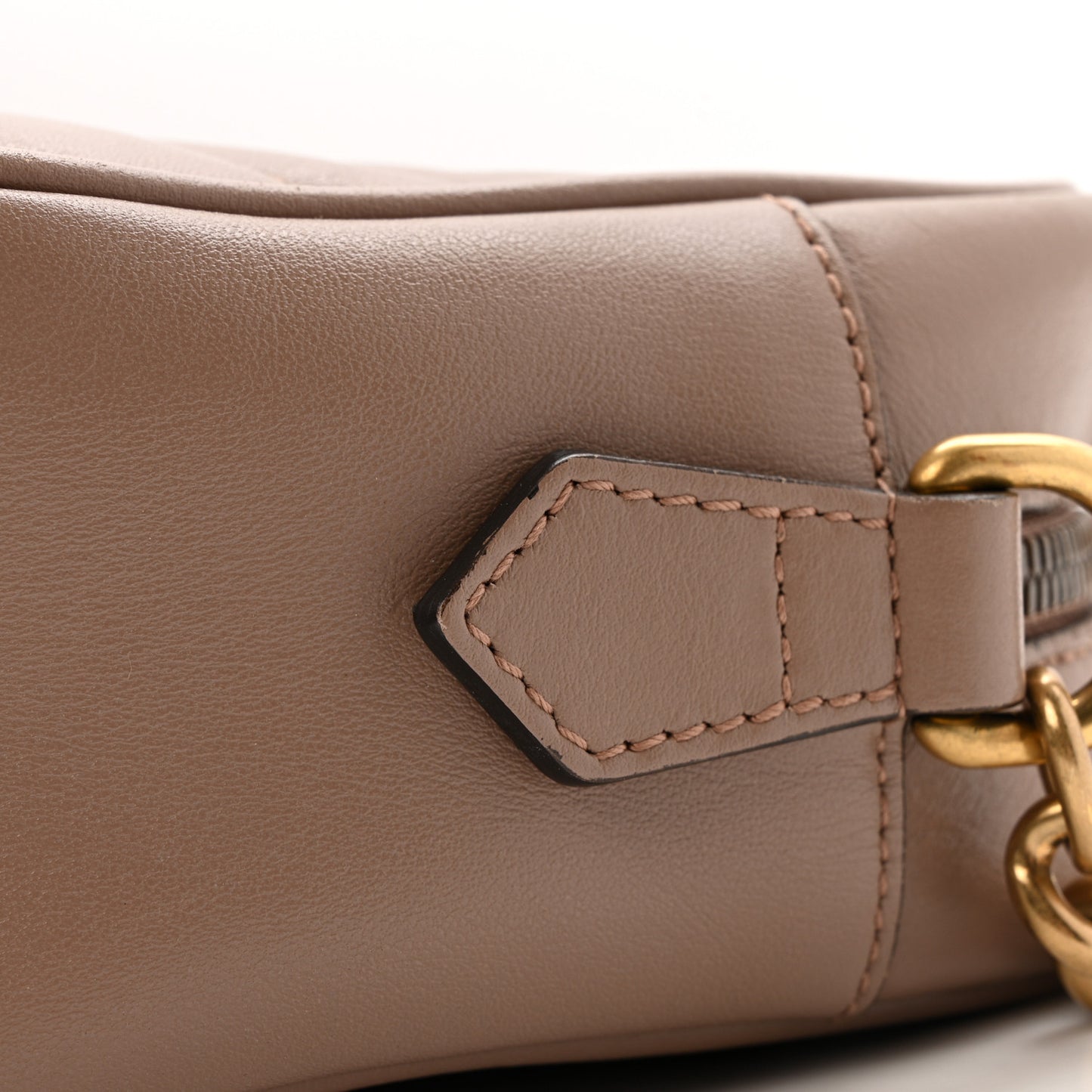 Calfskin Matelasse Small GG Marmont Chain Shoulder Bag Porcelain Rose