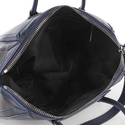 Givenchy Calfskin Large Bi-Color Antigona Duffel Black Navy 5 of 9